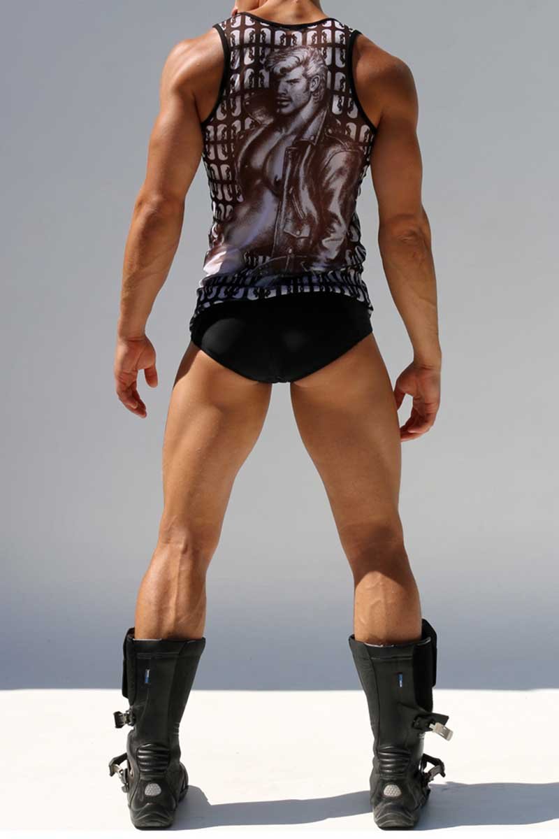 Rufskin Tommy Printed Tom of Finland Tommy Mesh Sport Tank Top