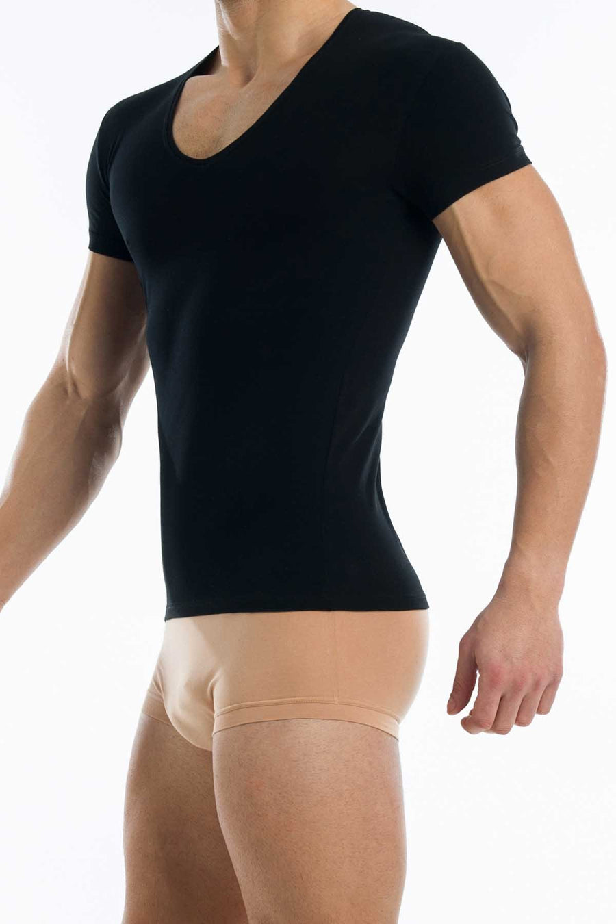 Modus Vivendi Black Plain V-Shirt