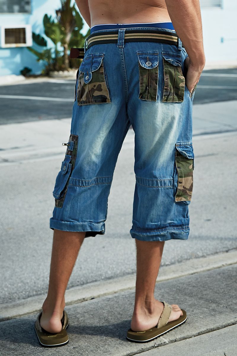 P.O.V. Blue Bunker Short