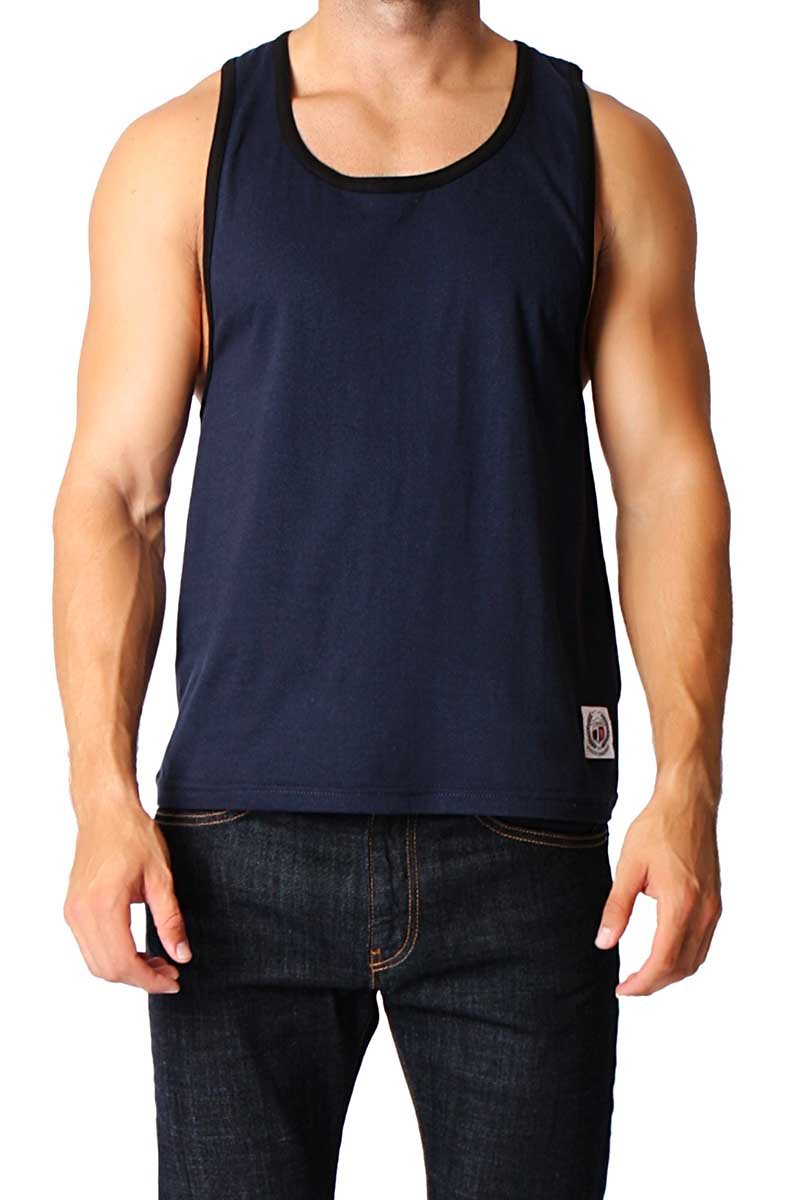 Timoteo Midnight Blue & Black Freedom Tank