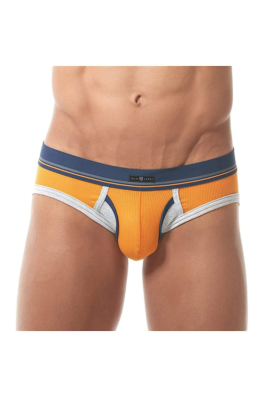 Gregg Homme Orange Sense Ribbed Modal Brief