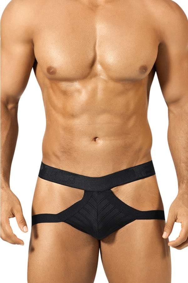 PPÜ Black Striped Jock Thong