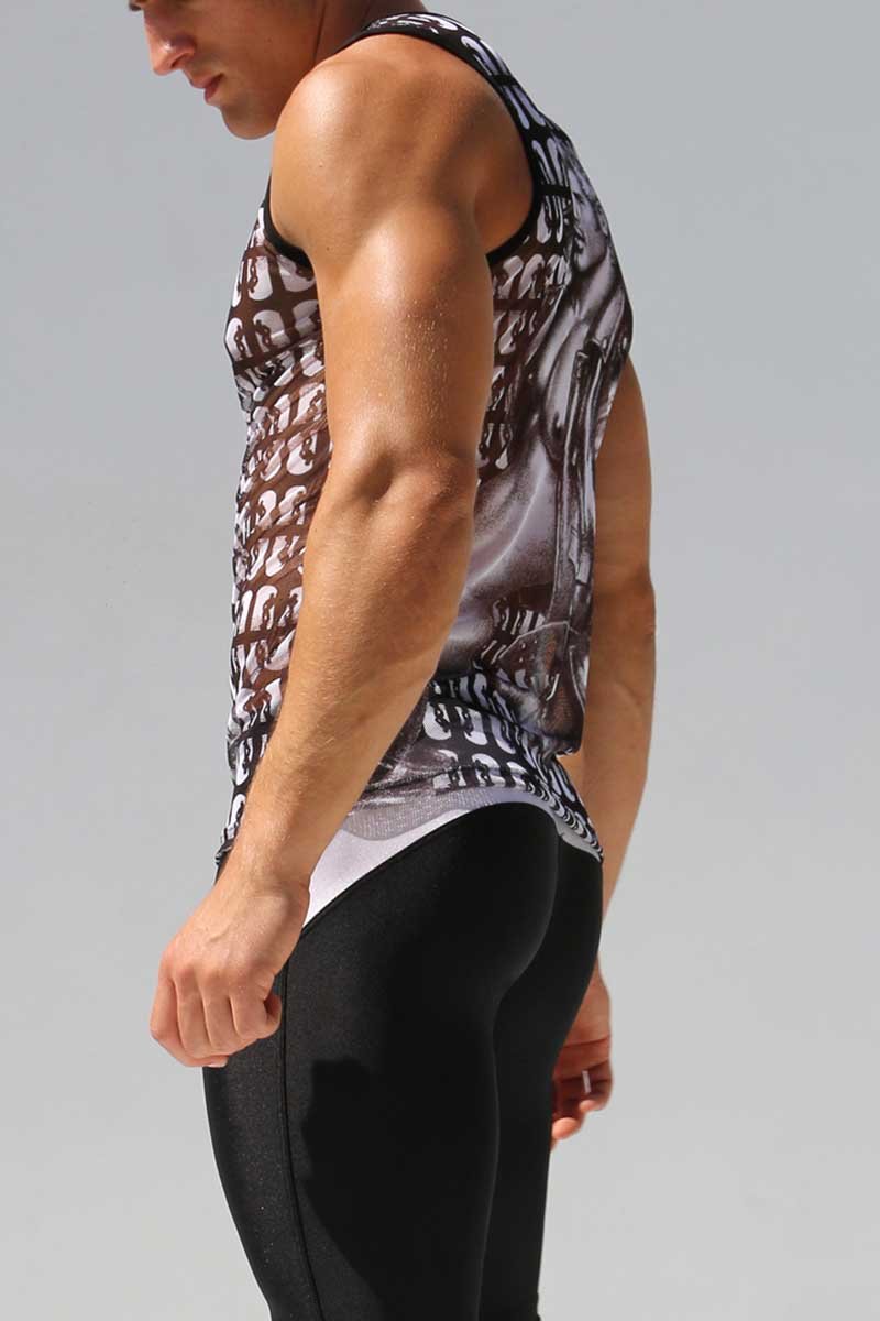 Rufskin Tommy Printed Tom of Finland Tommy Mesh Sport Tank Top