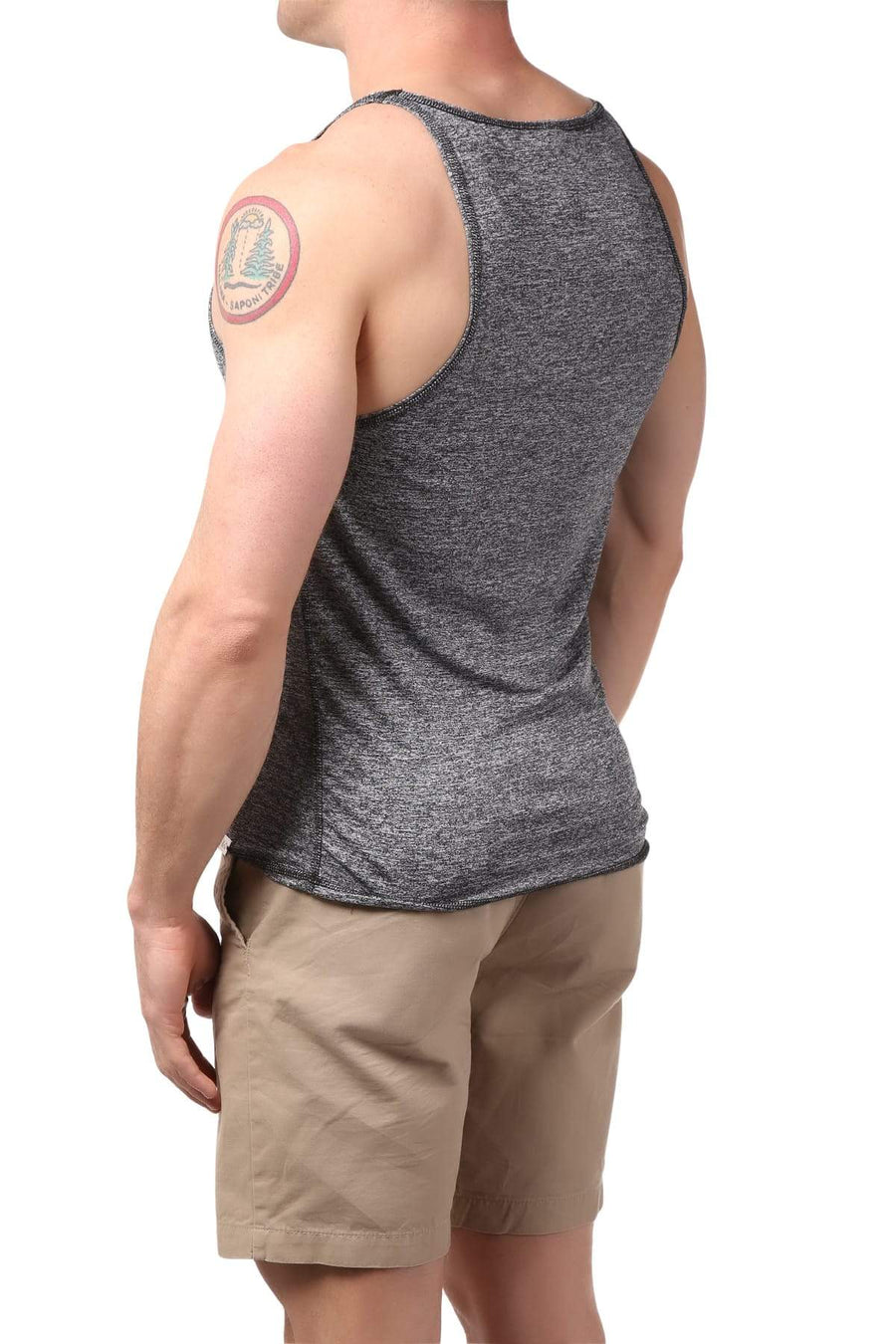 Gigo Grey Fitness Tank Top