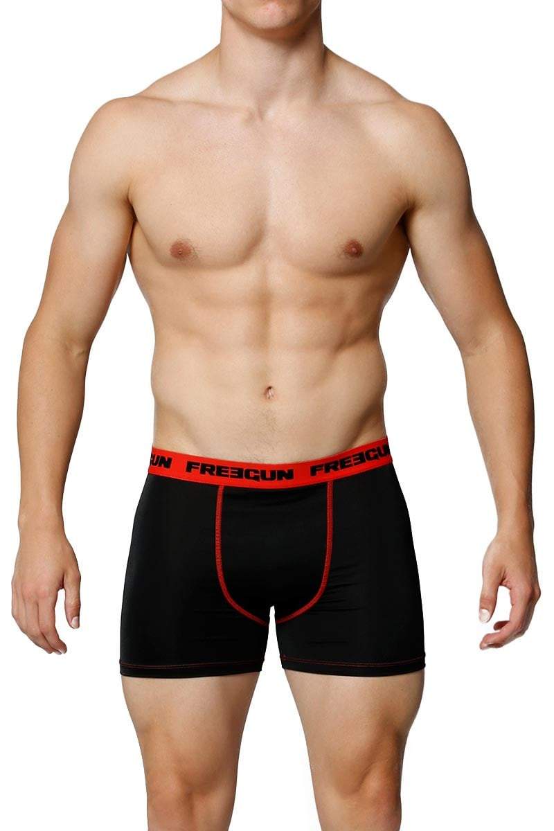 Freegun Red & Black Classic Boxer Brief
