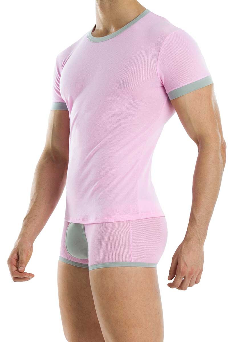 Modus Vivendi Pink Perforated T-Shirt