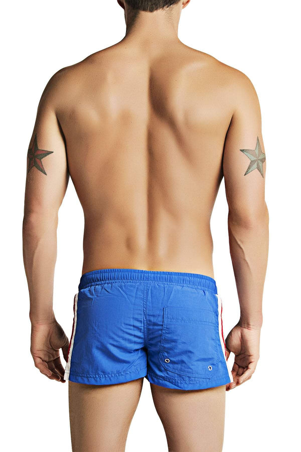 CheapUndies Blue Striped Runner Short