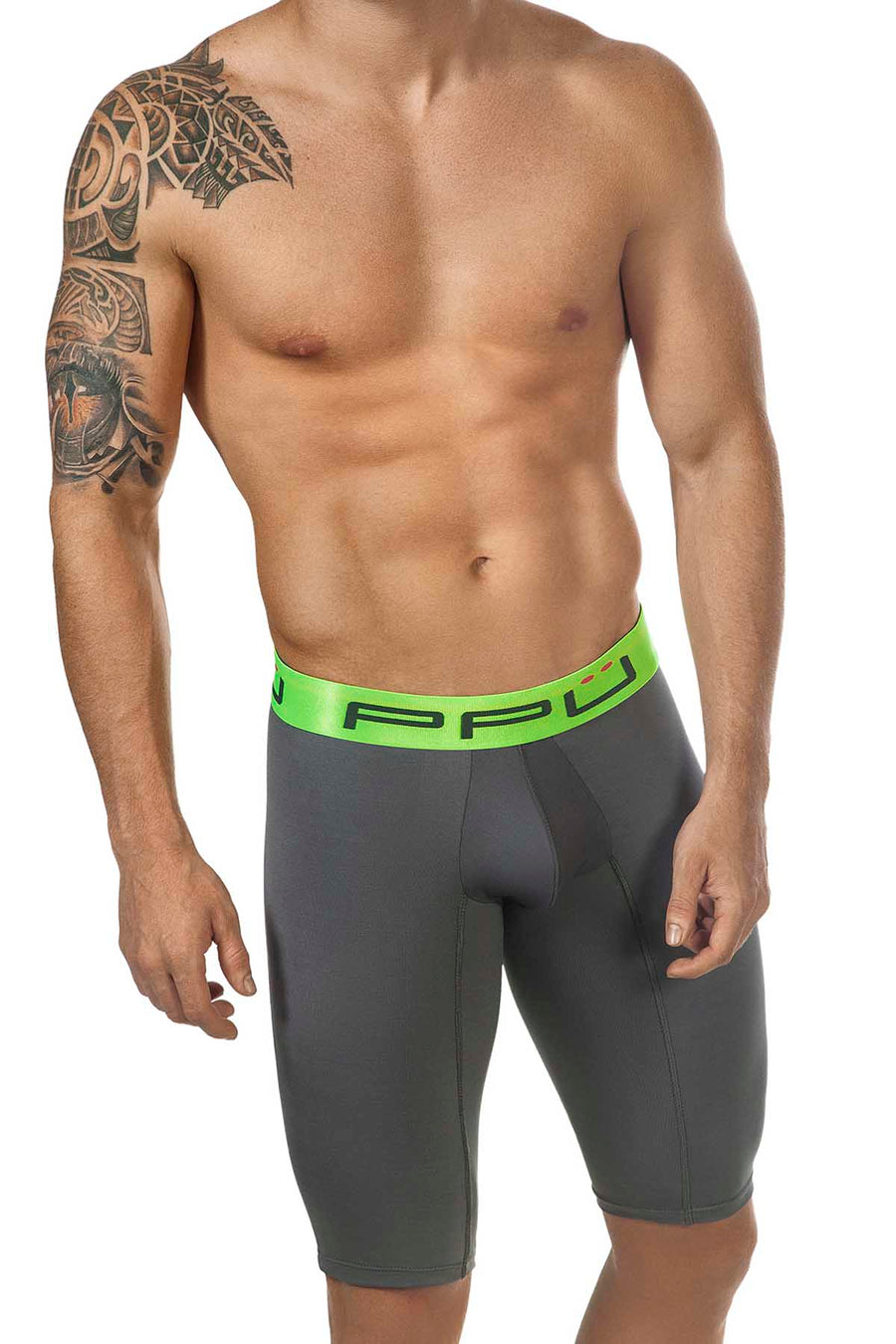PPÜ Dark-Gray Long Boxer Brief