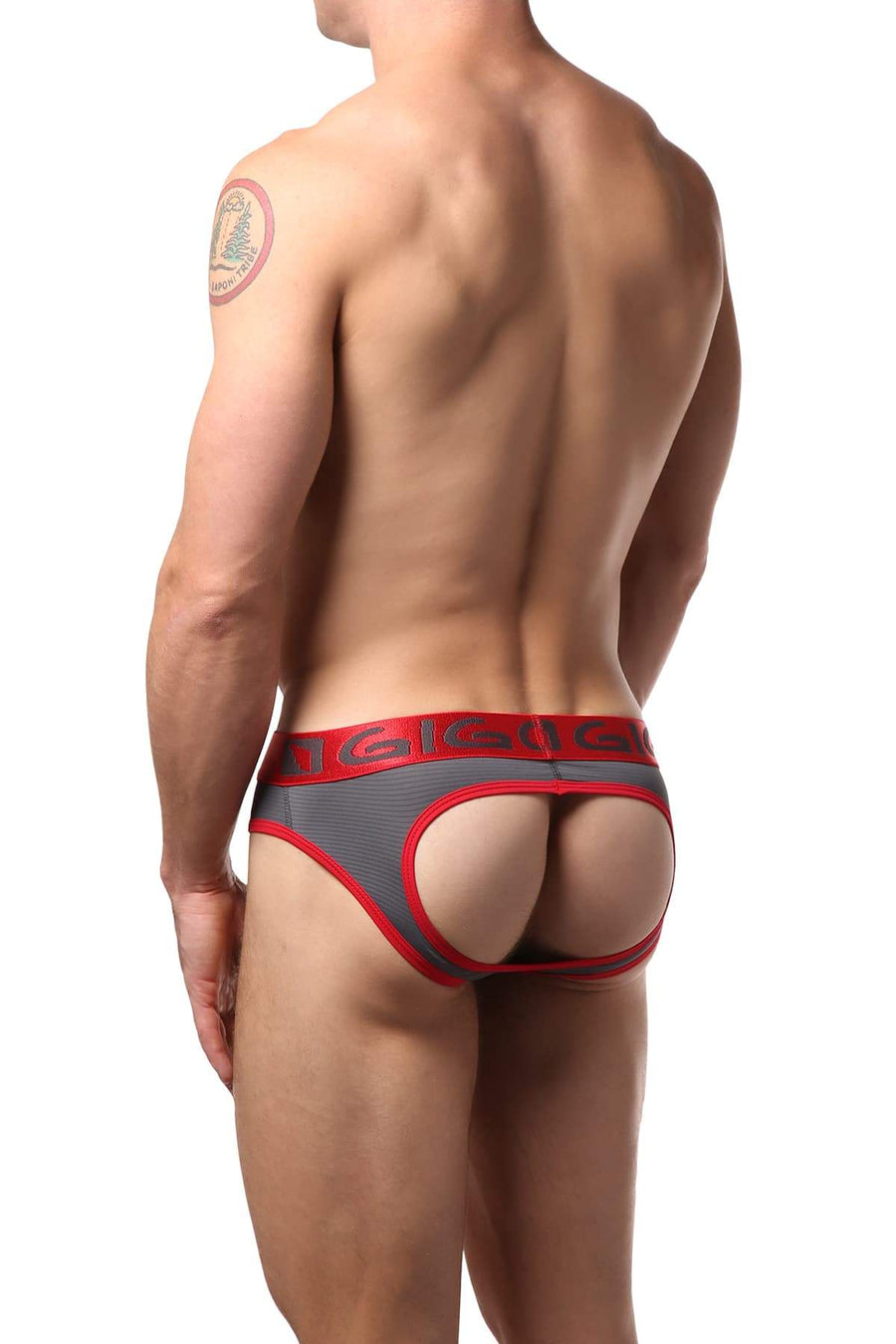 Gigo Grey Waves Jock Brief