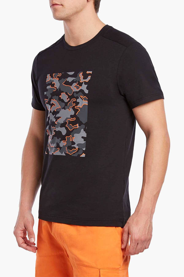 2(X)IST Black Camo Military Sport Screen-Print Tee