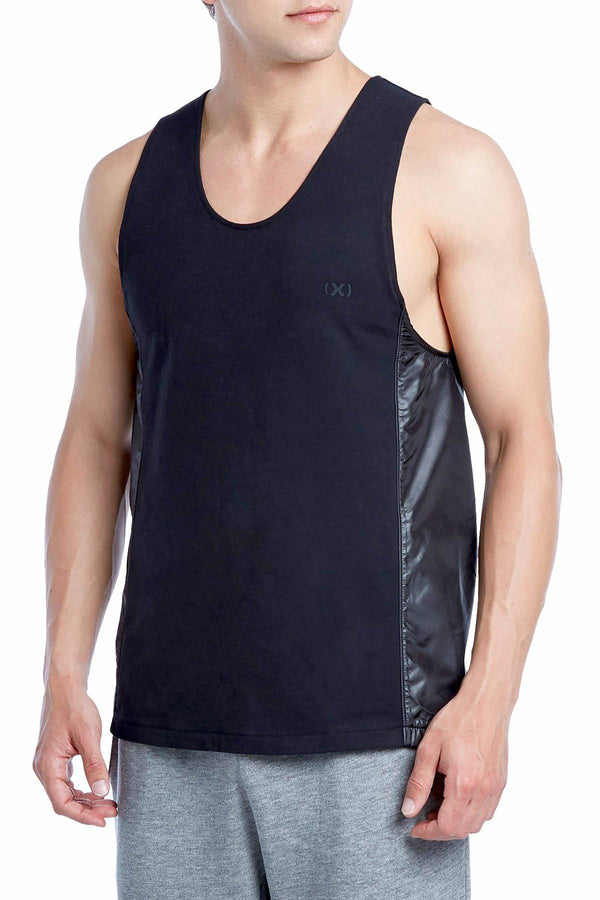 2(X)IST Black Classic Scoop-Neck Tank Top