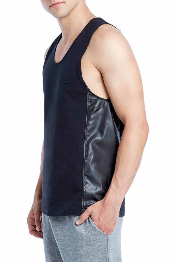 2(X)IST Black Classic Scoop-Neck Tank Top