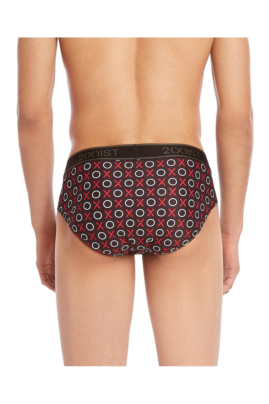 2(X)IST Black X's & O's Graphic Micro No-Show Brief