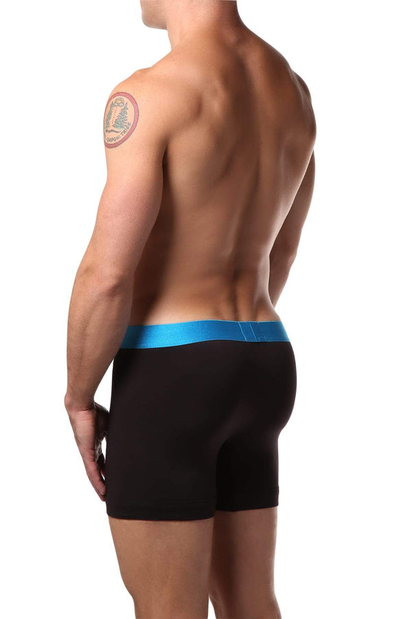 2(X)IST Black & Blue Electric Cotton Stretch Boxer Brief