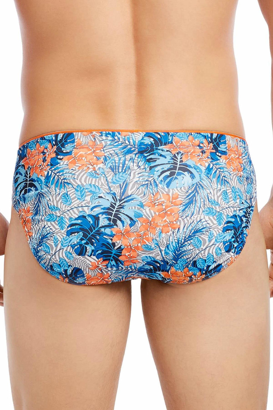 2(X)IST Blue Floral/Zebra Sliq Micro Brief