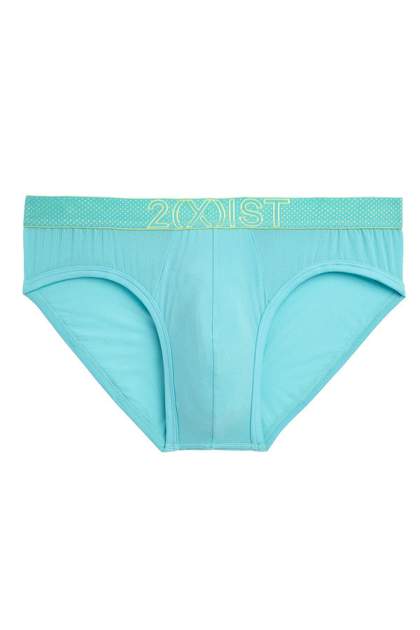 2(X)IST Capri-Blue Speed Dri Mesh No Show Brief