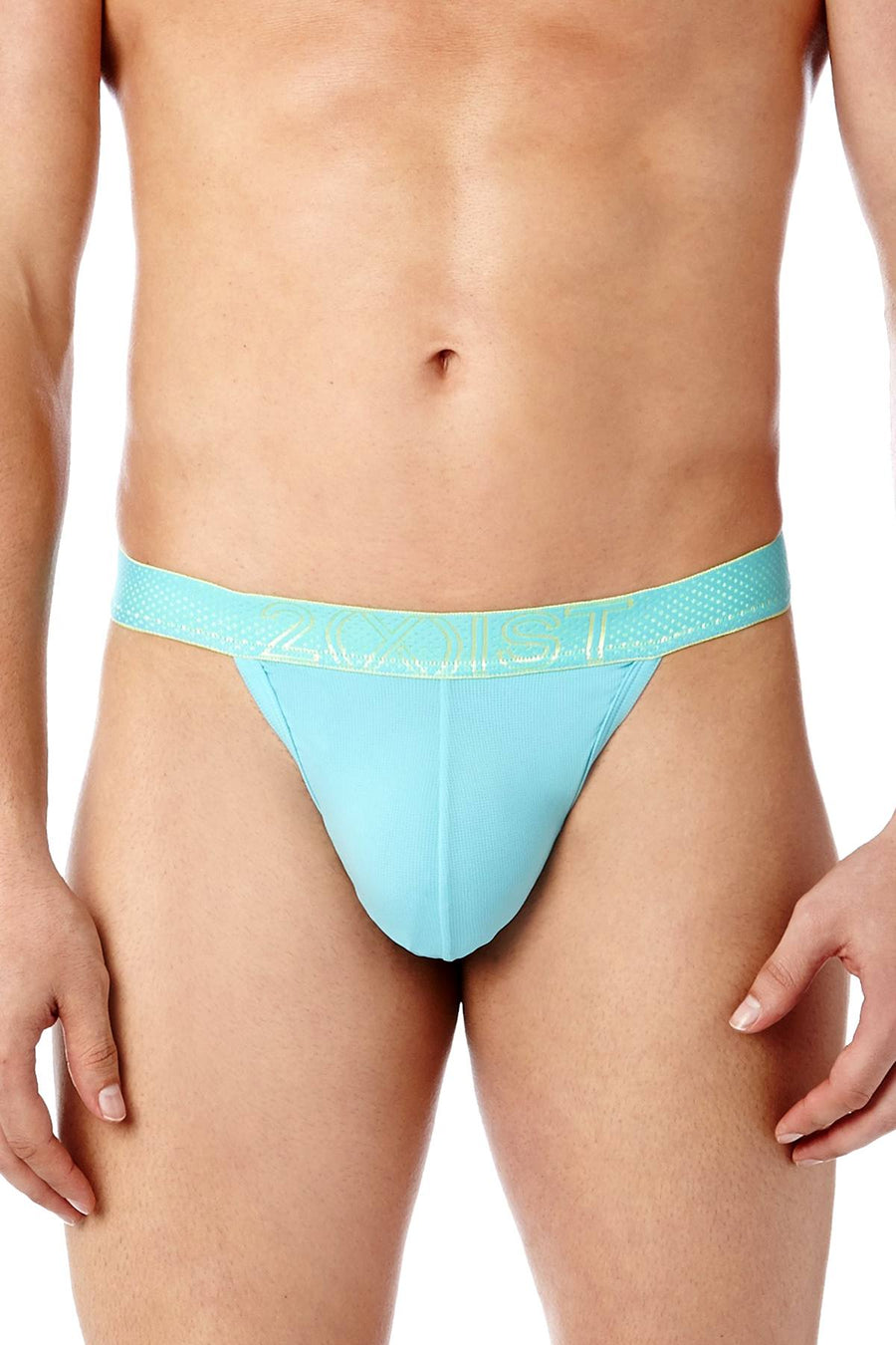 2(X)IST Capri-Blue Speed Dri Mesh Sport Brief