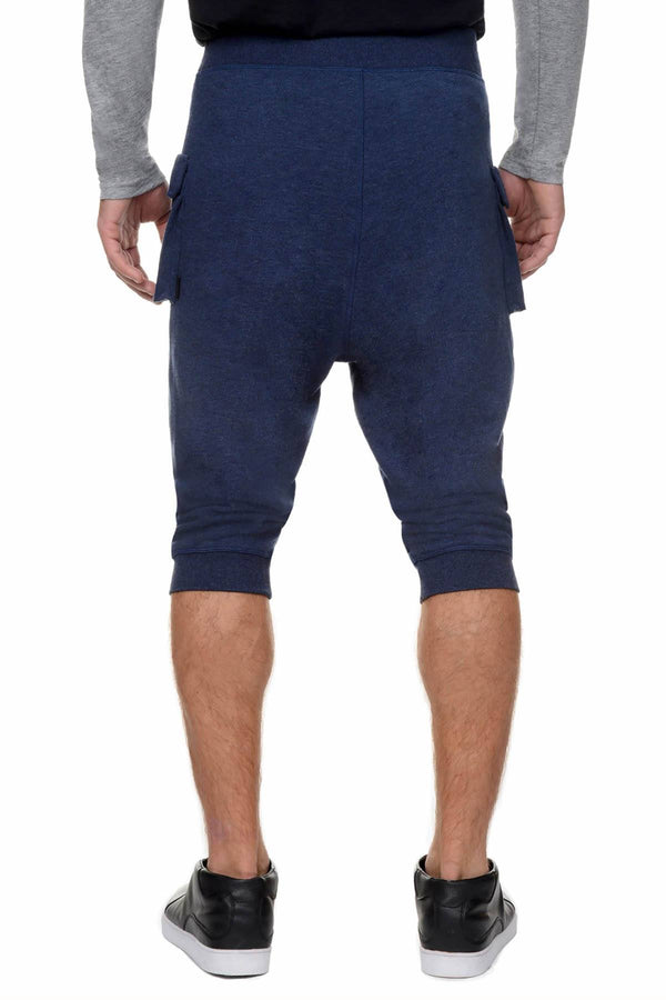 2(X)IST Denim-Heather French Terry Cropped Cargo Pant