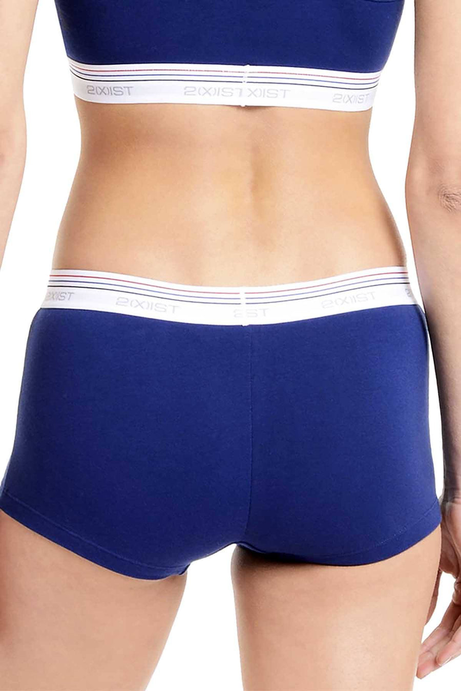 2(X)IST Estate Blue Retro Cotton Boyshort