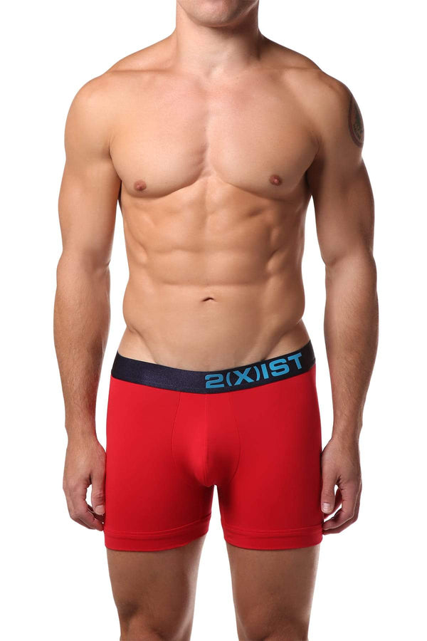 2(X)IST Formula One Electric Cotton Stretch Boxer Brief