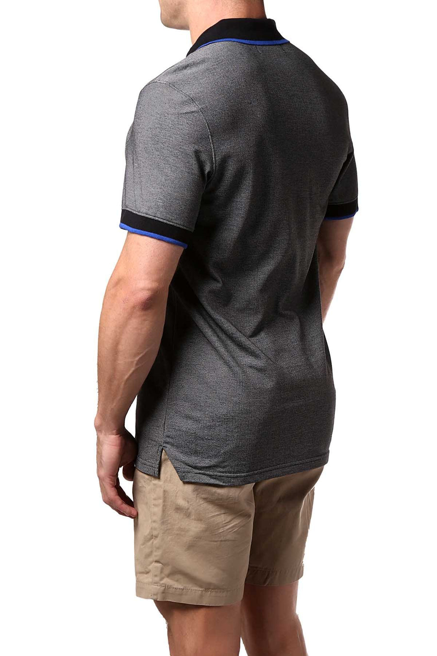 2(X)IST Grey Tipped Polo Shirt