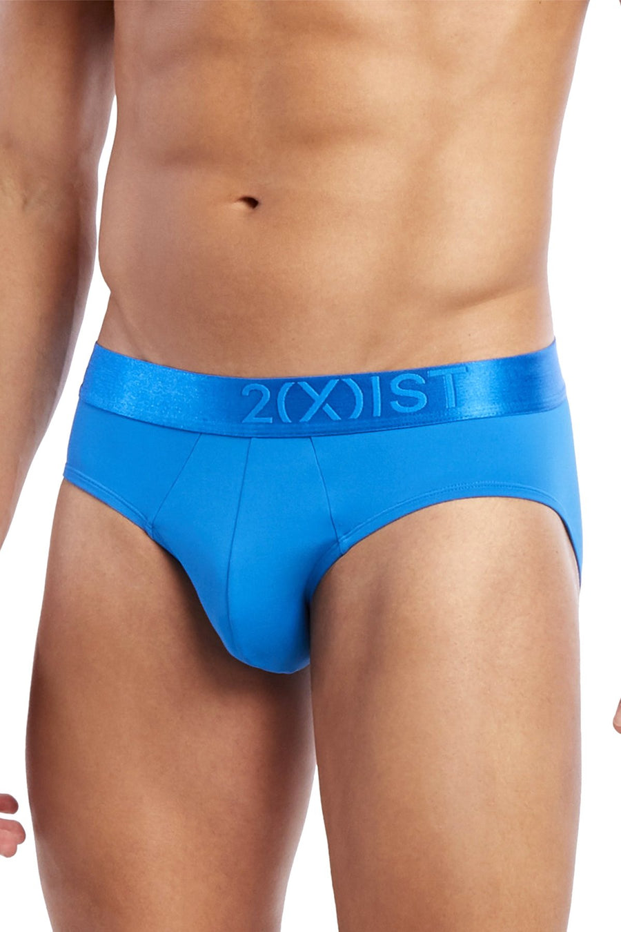 2(X)IST Imperial-Blue Electric No-Show Brief