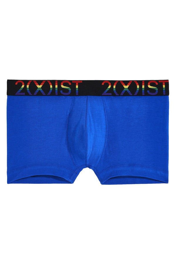 2(X)IST Lapis Blue Pride Cotton Stretch No Show Trunk