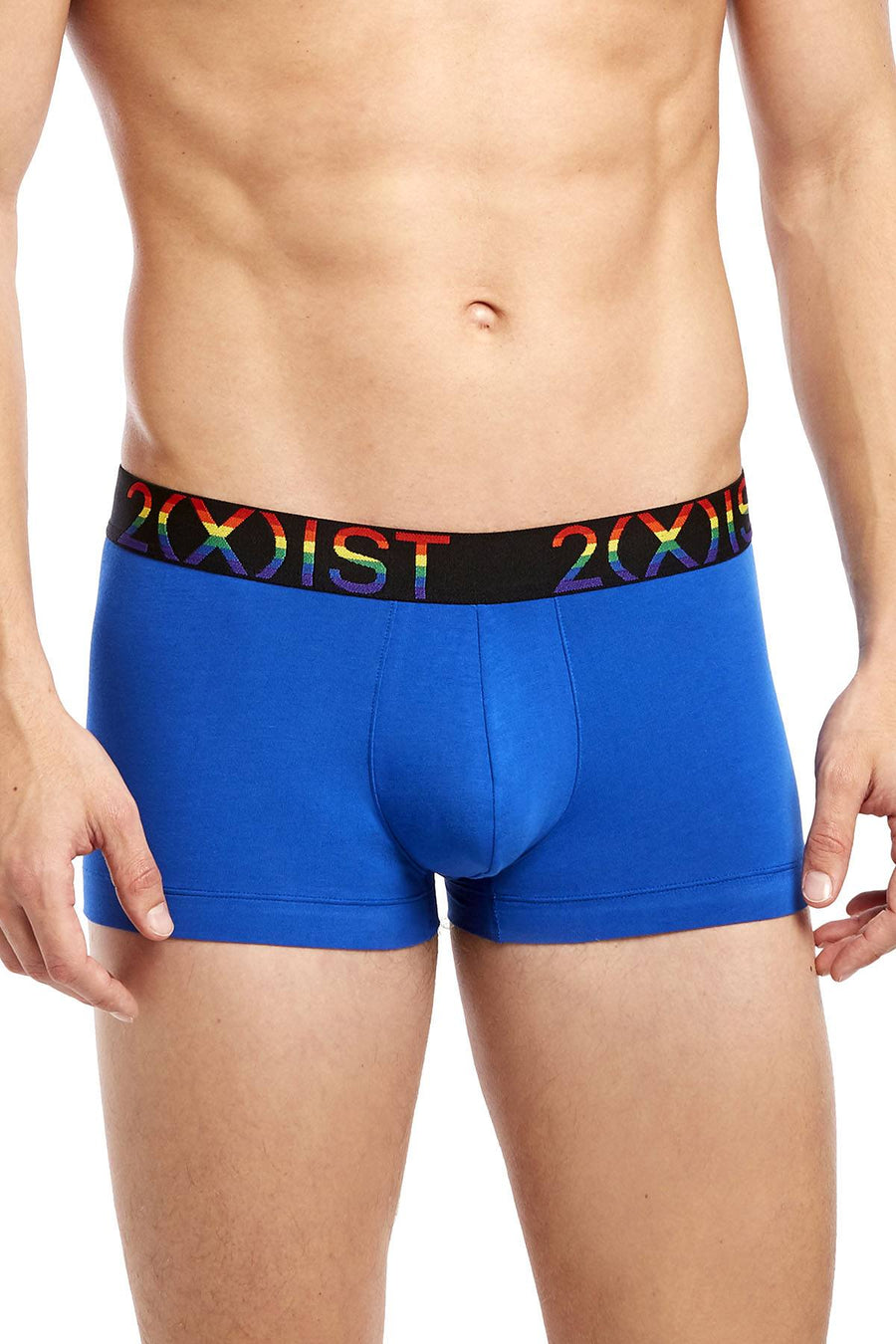 2(X)IST Lapis Blue Pride Cotton Stretch No Show Trunk