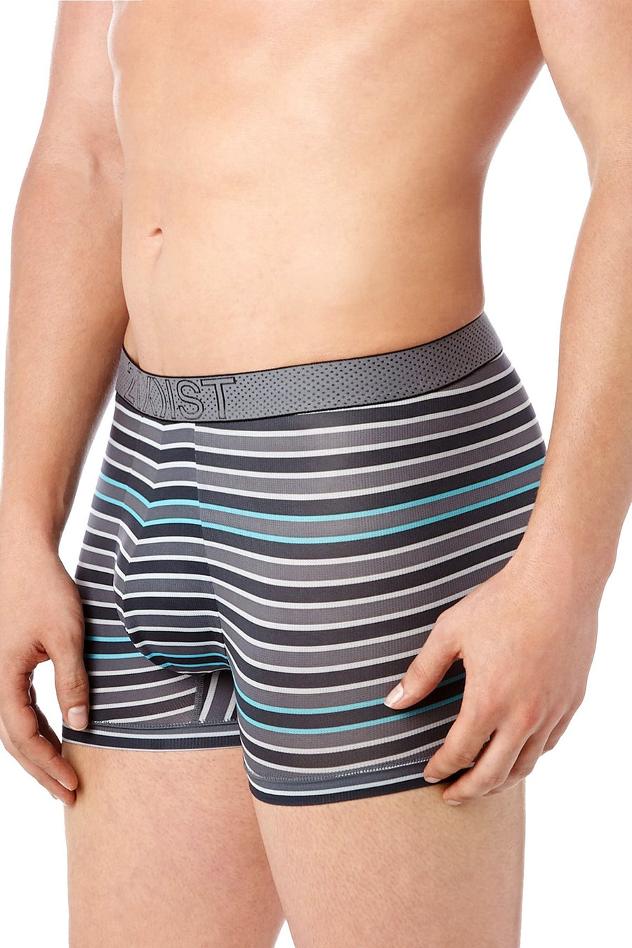 2(X)IST Lead Double-Stripe Speed Dri Mesh No-Show Trunk