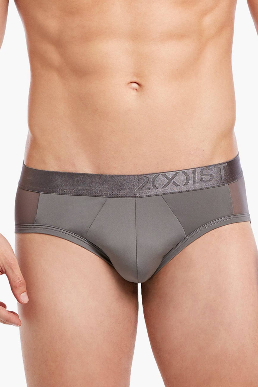 2(X)IST Lead-Grey Air-Luxe Micro Brief