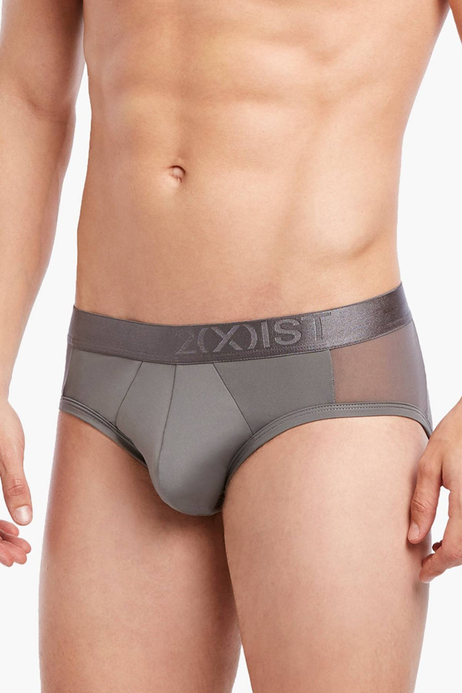 2(X)IST Lead-Grey Air-Luxe Micro Brief