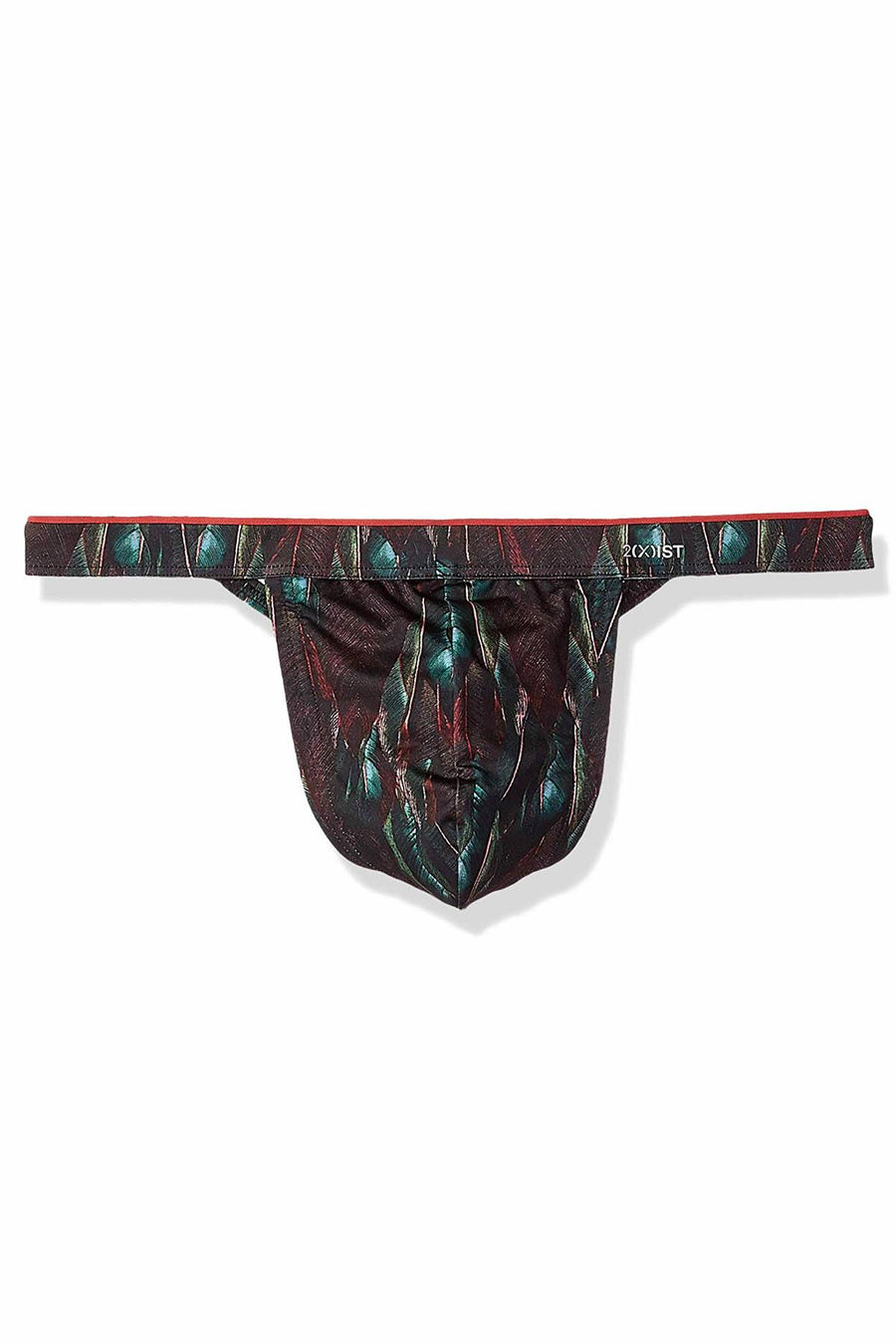 2(X)IST Leaf-Print Sliq-Micro Y-Back Thong