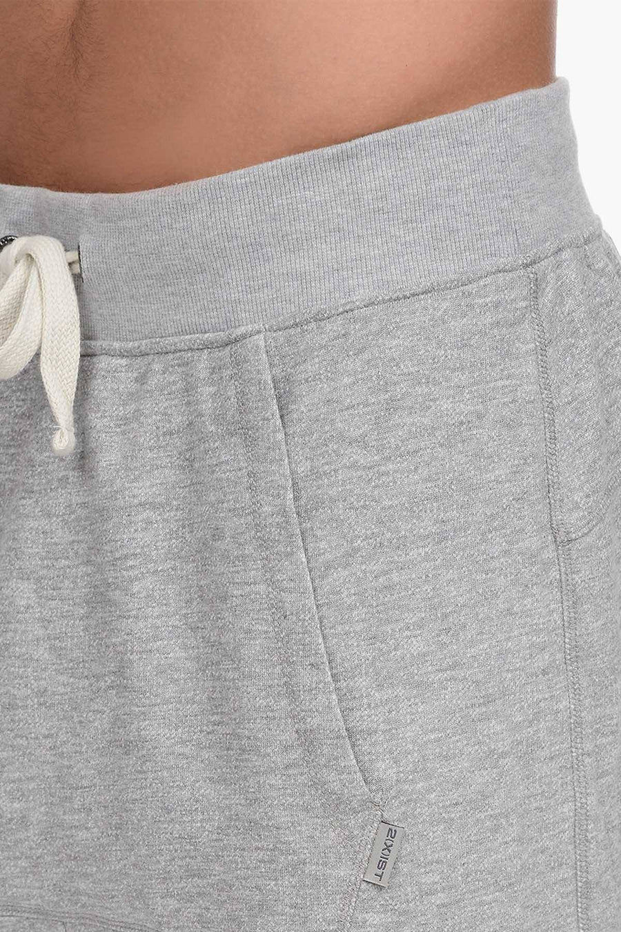 2(X)IST Light Heather Grey French Terry Drop-Inseam Pant
