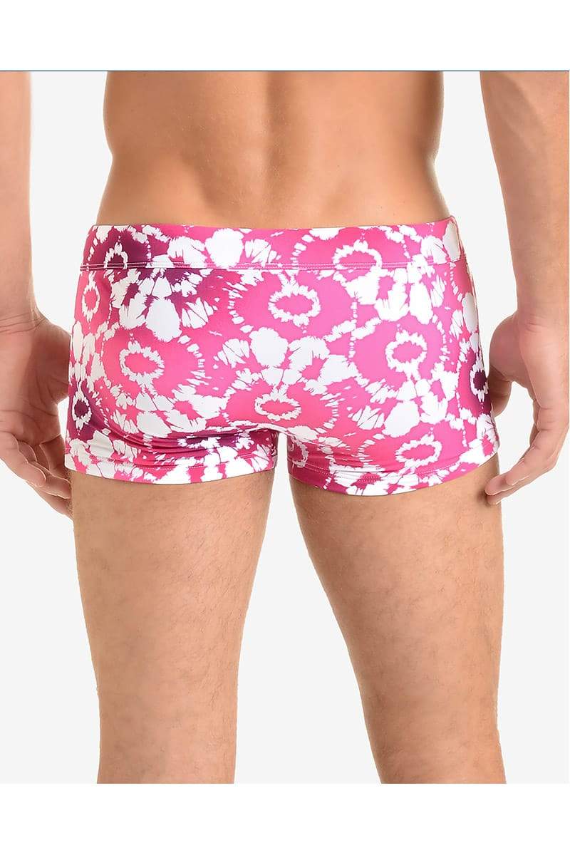 2(X)IST Magenta Tie-Dye Swim Trunk