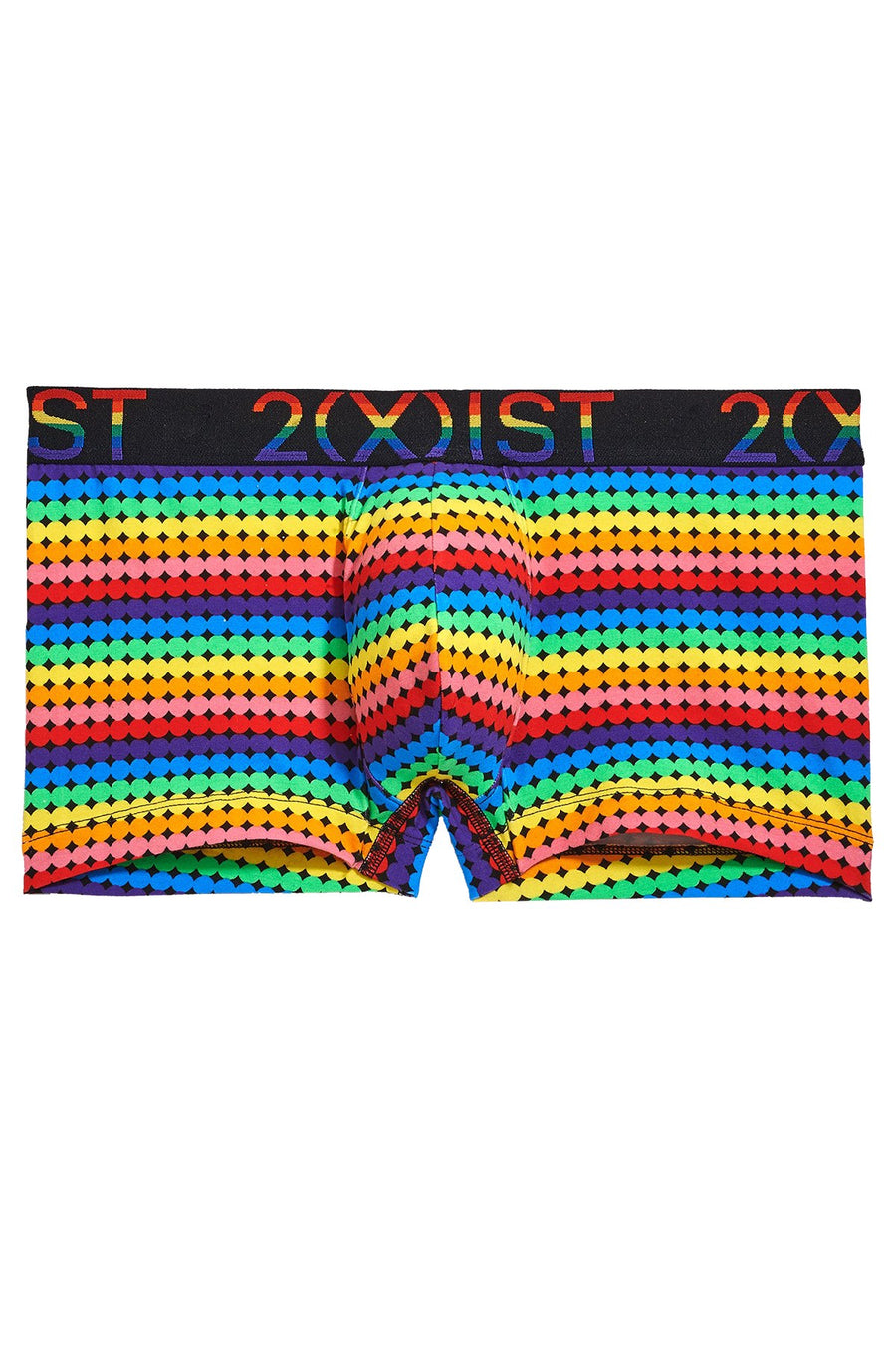 2(X)IST Retro Geo Pride Cotton Stretch No-Show Trunk
