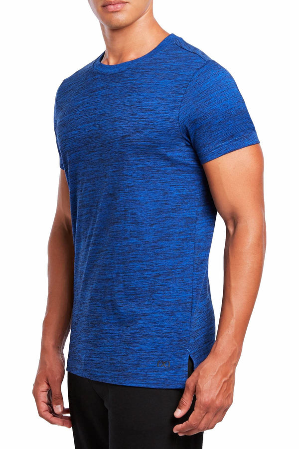 2(X)IST Royal-Heather Lounge Short-Sleeve Cotton T-Shirt