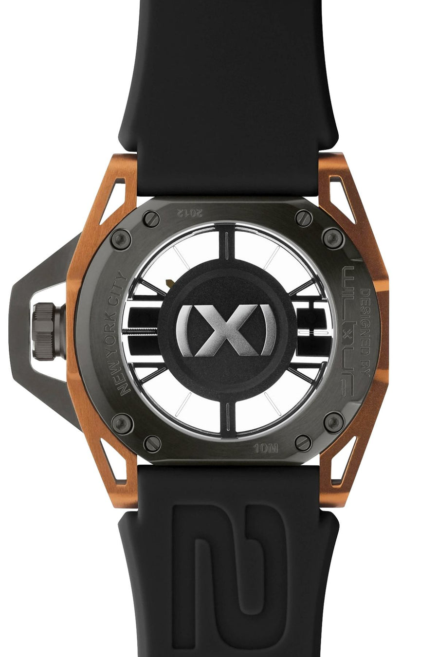 2(X)IST Rust/Gunmetal/Black NYC Watch