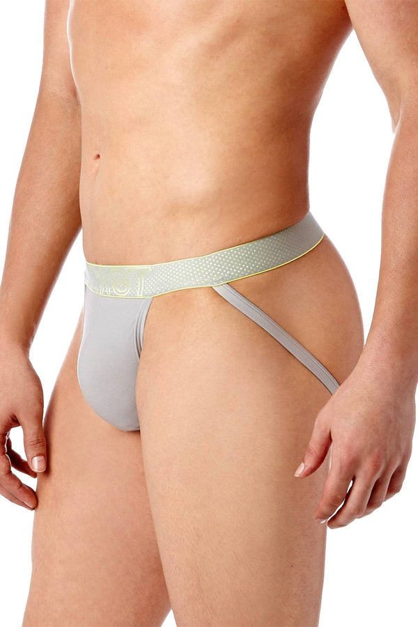 2(X)IST Smoke Grey Speed Dri Mesh Jockstrap