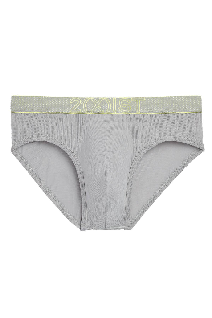 2(X)IST Smoke Grey Speed Dri Mesh No Show Brief