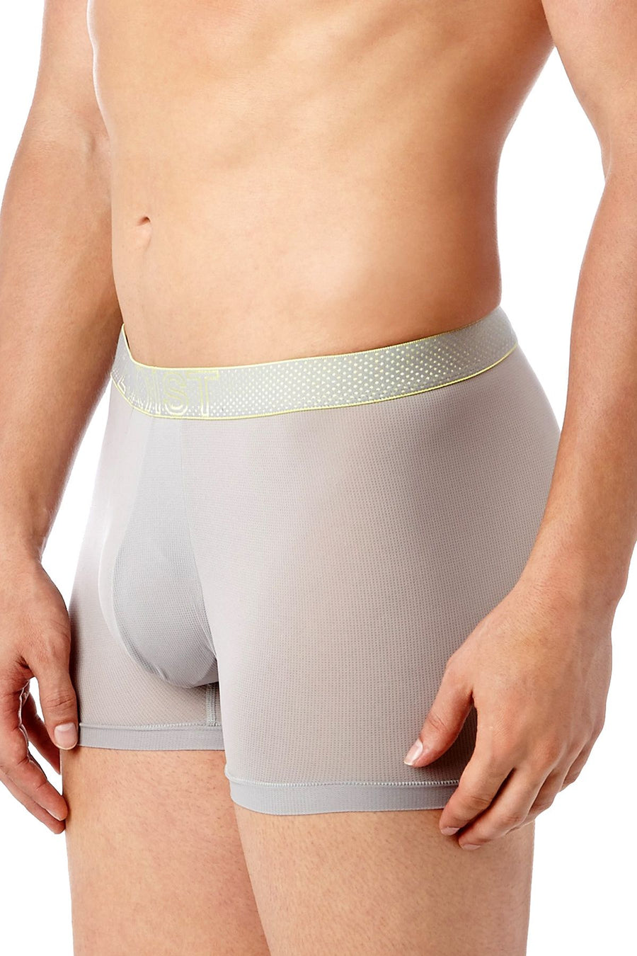 2(X)IST Smoke Grey Speed Dri Mesh No-Show Trunk
