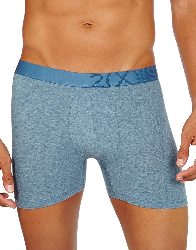 2(X)IST Stellar Heather Pima Flex Boxer Brief X40904