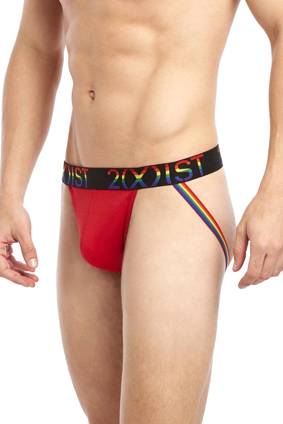 2(X)IST Toreador Red Pride Cotton Stretch Jockstrap