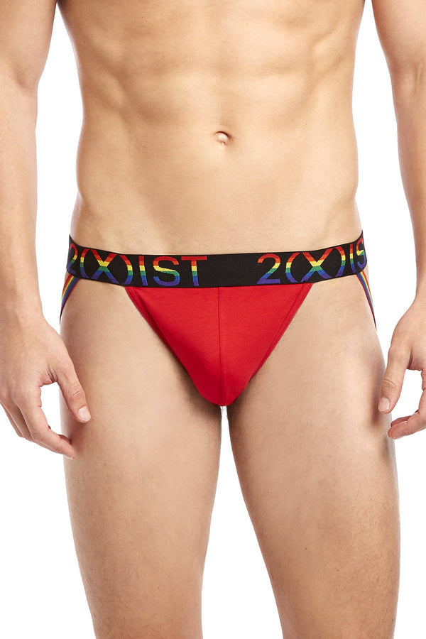 2(X)IST Toreador Red Pride Cotton Stretch Jockstrap
