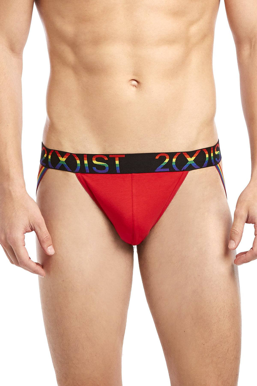 2(X)IST Toreador Red Pride Cotton Stretch Jockstrap