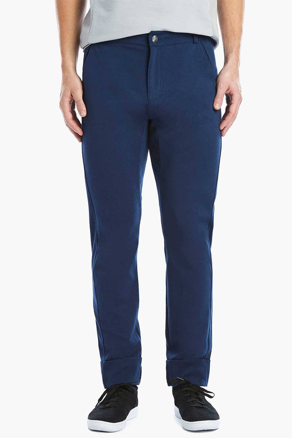 2(X)IST Varsity-Navy Modern Cotton Trouser
