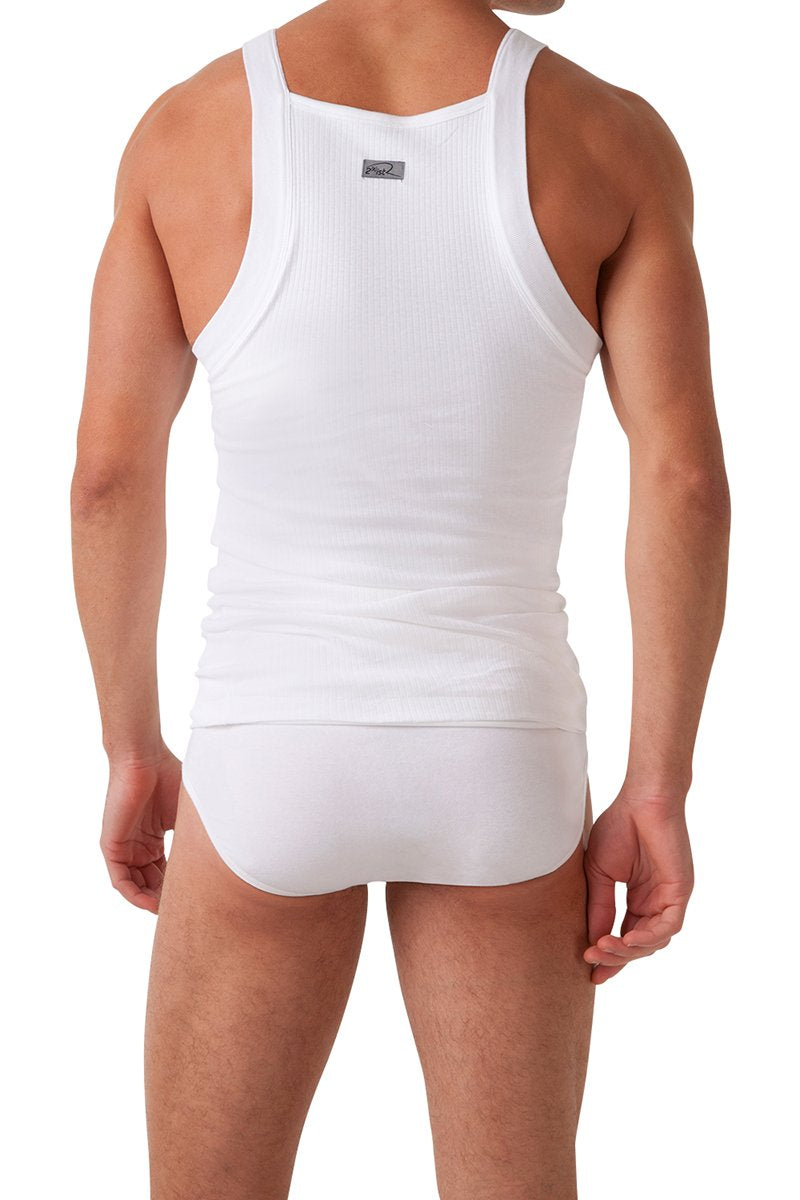 2(X)IST White Shape Slimming Square-Cut Tank