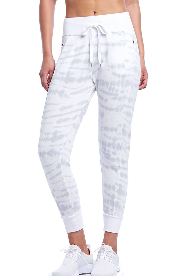 2(X)IST White Tie-Dye French-Terry Jogger Pant