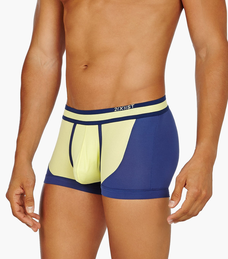2(X)IST Yellow Ultra Mesh No Show Trunk