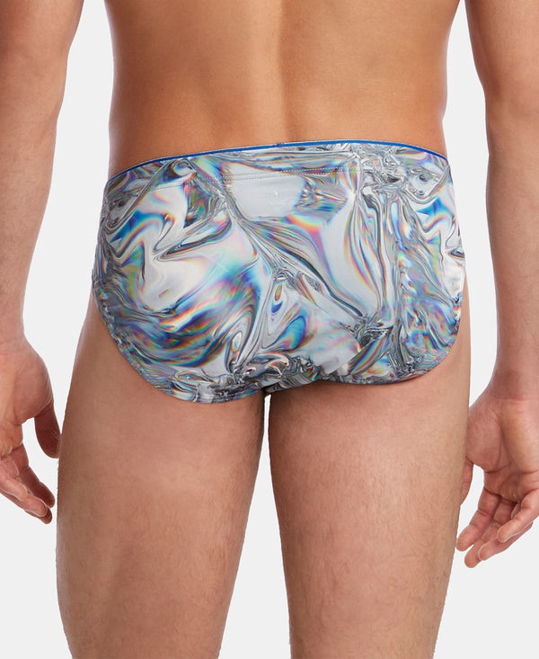 2(x)ist 2(x)ist Sliq Micro Brief Liquid Silver Print