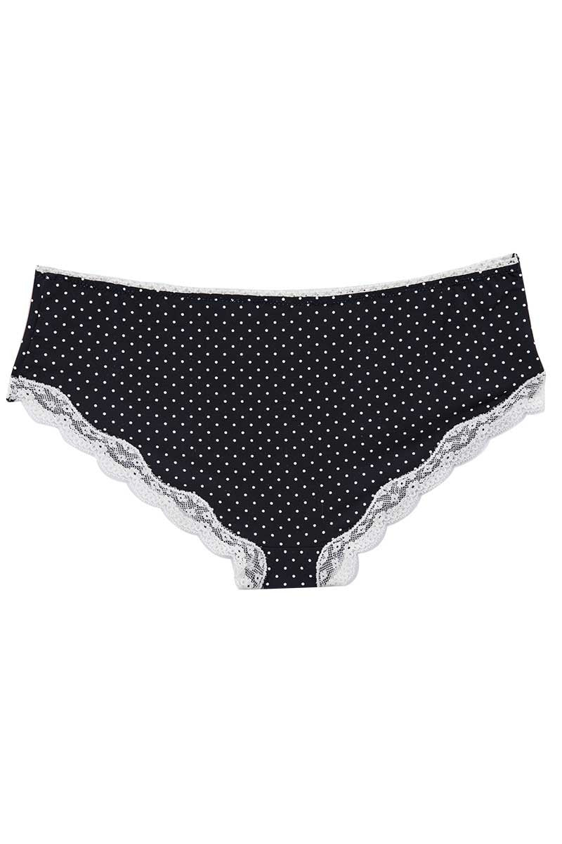 Catherine Malandrino Polka-Dot Microfiber Hipster
